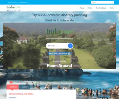 Indo.com(Bali Hotels) Screenshot