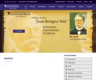 Indoamerica.us(Universidad Tecnológica "Indoamérica" Ambato) Screenshot