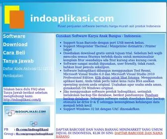 Indoaplikasi.com(Software Program Aplikasi Database lengkap Download Gratis) Screenshot