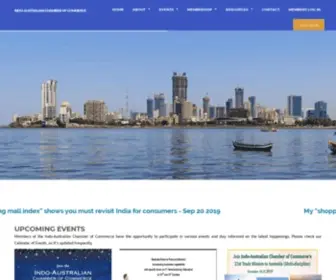 Indoaustchamber.com(Indo-Australian Chamber Of Commerce) Screenshot