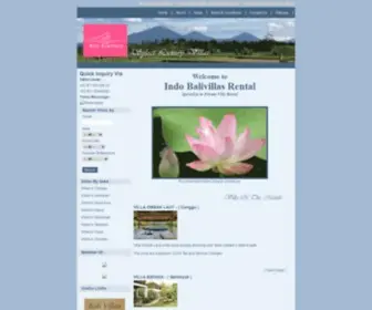 Indobalivillasrental.com(Budget Bali Villas) Screenshot