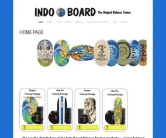 Indoboardaus.com(The Original Balance Board) Screenshot