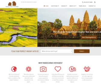 Indochinavoyages.com(Indochina Voyages) Screenshot