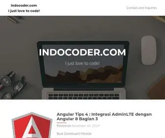 Indocoder.com(I just love to code) Screenshot