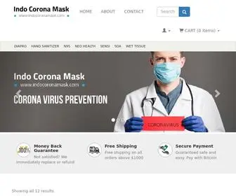 Indocoronamask.com(Indo Corona Mask) Screenshot