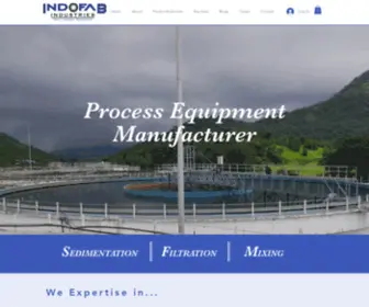 Indofabindustries.com(Process Equipment Manufacturer) Screenshot