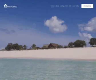 Indoforyou.com(Dream properties in Bali and Rote Indonesia) Screenshot