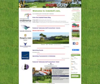 Indogolf.com(Your Guide to Indonesia's Fabulous World of Golf) Screenshot