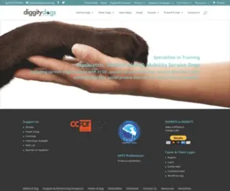 Indogswetrust.org(Diggity Dogs Service Dogs Inc) Screenshot