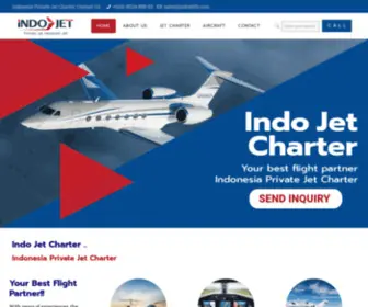 Indojetfly.com(Indo Jet Charter) Screenshot