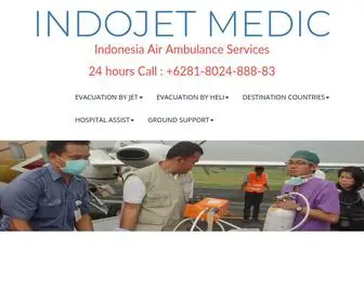 Indojetmedic.com(Air Ambulance Indonesia) Screenshot