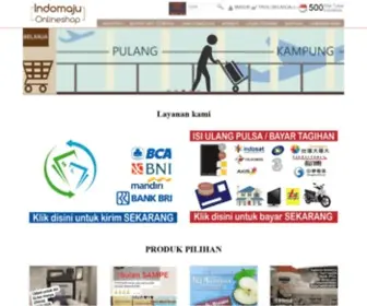 Indomajuonlineshop.com(ISI PULSA) Screenshot