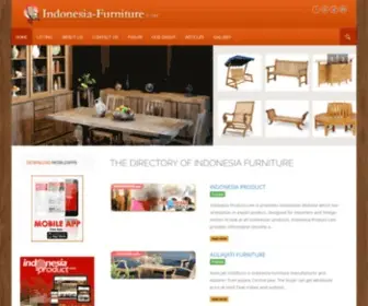 Indonesia-Furniture.com(Indonesia Furniture Manufacturers Directory) Screenshot
