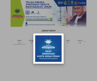 Indonesiabangkit.com(Sentra Vaksin Indonesia Bangkit) Screenshot