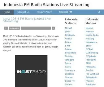 Indonesiafms.com(Indonesia FM Radio Stations Online) Screenshot