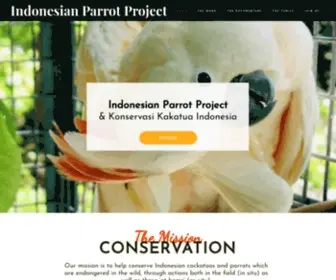 Indonesian-Parrot-Project.org(Indonesian Parrot Project) Screenshot