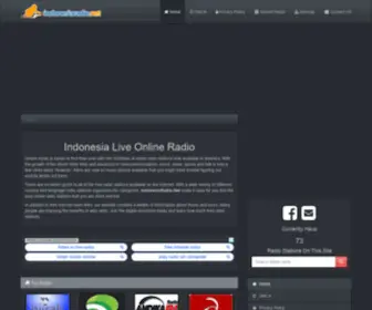 Indonesiaradio.net(Indonesia Live Online Radio) Screenshot