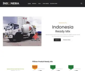 Indonesiareadymix.com(Indonesia Ready Mix) Screenshot