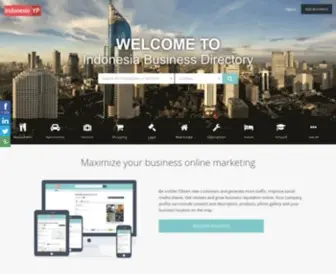 Indonesiayp.com(Indonesia Business Directory) Screenshot