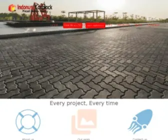 Indonusa-Conblock.com(Paving Block) Screenshot