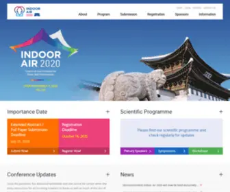 Indoorair2020.org(INDOOR AIR 2020) Screenshot