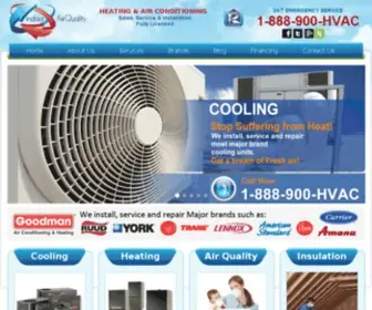 Indoorairqualityca.com(Los Angeles Air Conditioning & HVAC Company) Screenshot