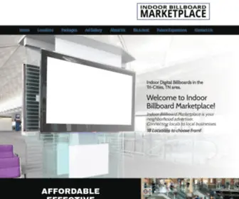 Indoorbb.com(Indoor Billboard Marketplace digital advertising) Screenshot