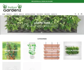 Indoorgardenz.com(Indoor Gardenz) Screenshot