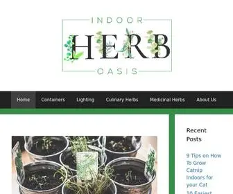 Indoorherboasis.com(Indoor Herb Oasis) Screenshot