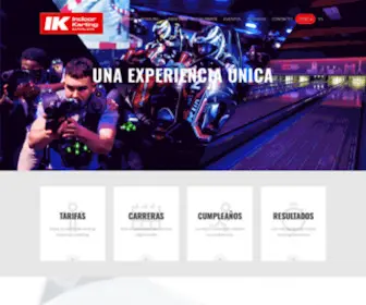 Indoorkartingbarcelona.com(Indoor Karting Barcelona) Screenshot