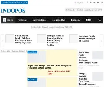 Indopos.co.id(Portal Berita Harian Indopos Edisi Nasional) Screenshot