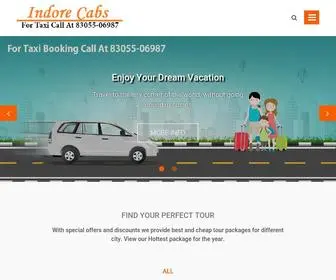 Indorecabs.com(INDORE CABS) Screenshot