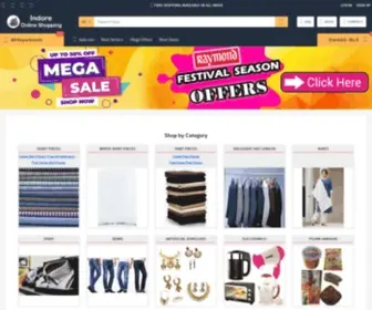 Indoreonlineshopping.com(Indore online shopping) Screenshot