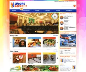 Indorerocks.com(Indore’s Best Restaurants) Screenshot