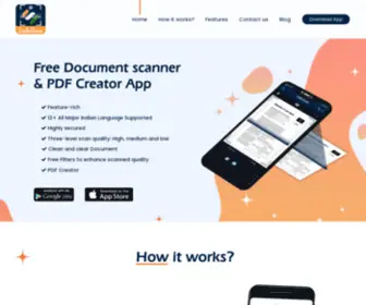 Indoscan.app(Free Document scanner & PDF Creator App) Screenshot