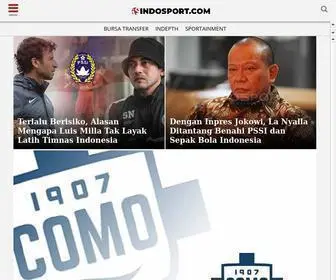 Indosport.com(Berita Olahraga Terkini dan Sepak Bola Indonesia) Screenshot
