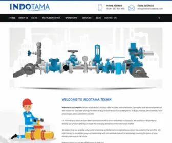 Indotamateknik.com(Distributor Valve & Instrumentation Indonesia) Screenshot