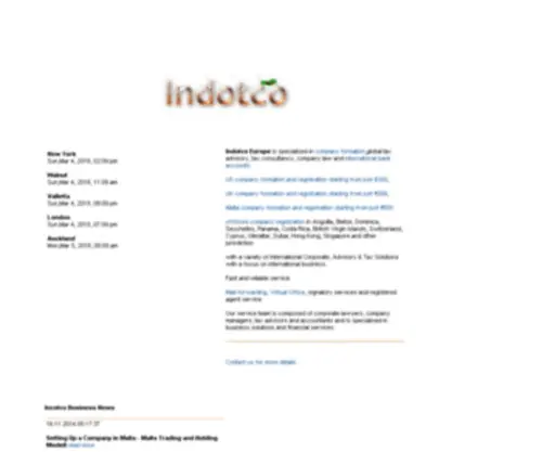 Indotco.com(Indotco) Screenshot