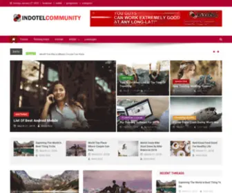 Indotelcommunity.com(Indonesia Telco Community) Screenshot