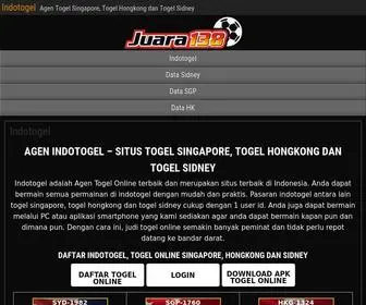 Indotogelsingapore.com Screenshot