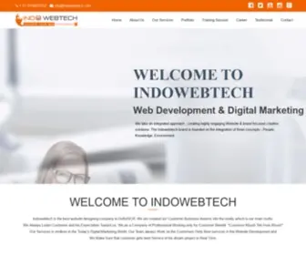 Indowebtech.com(Web development company in delhi) Screenshot