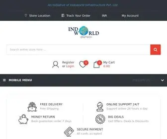 IndoWorlddigitech.com(Indo world Digitech) Screenshot