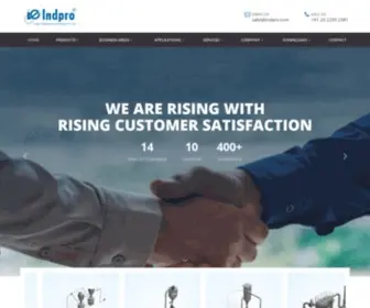 Indpro.com(Pneumatic Conveying System) Screenshot