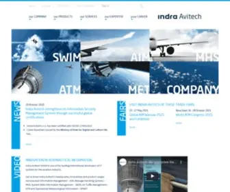 Indra-Avitech.aero(Indra Avitech) Screenshot