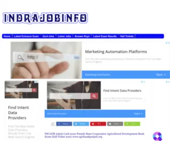Indrajobinfo.co.in(Indrajobinfo) Screenshot