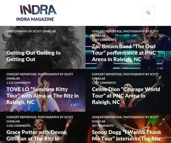 Indraproductions.com(INDRA Magazine) Screenshot