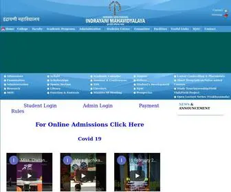 Indrayanicollege.com(Indrayani Mahavidyalaya) Screenshot