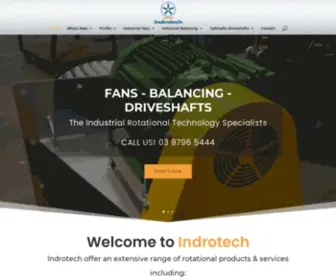 Indrotech.com.au(Industrial Balancing) Screenshot