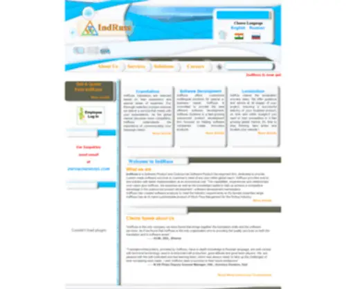 Indruss.com(Translation Services in Hyderabad) Screenshot