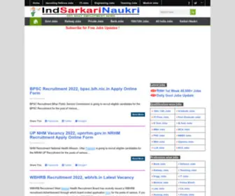 Indsarkarinaukri.in(Government) Screenshot